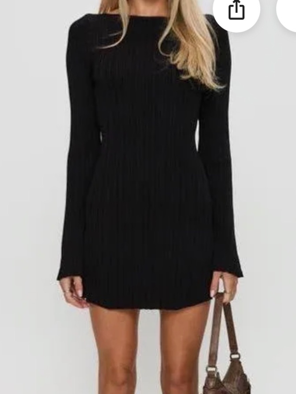 Princess Polly Women's Mayok Long Sleeve Mini Dress